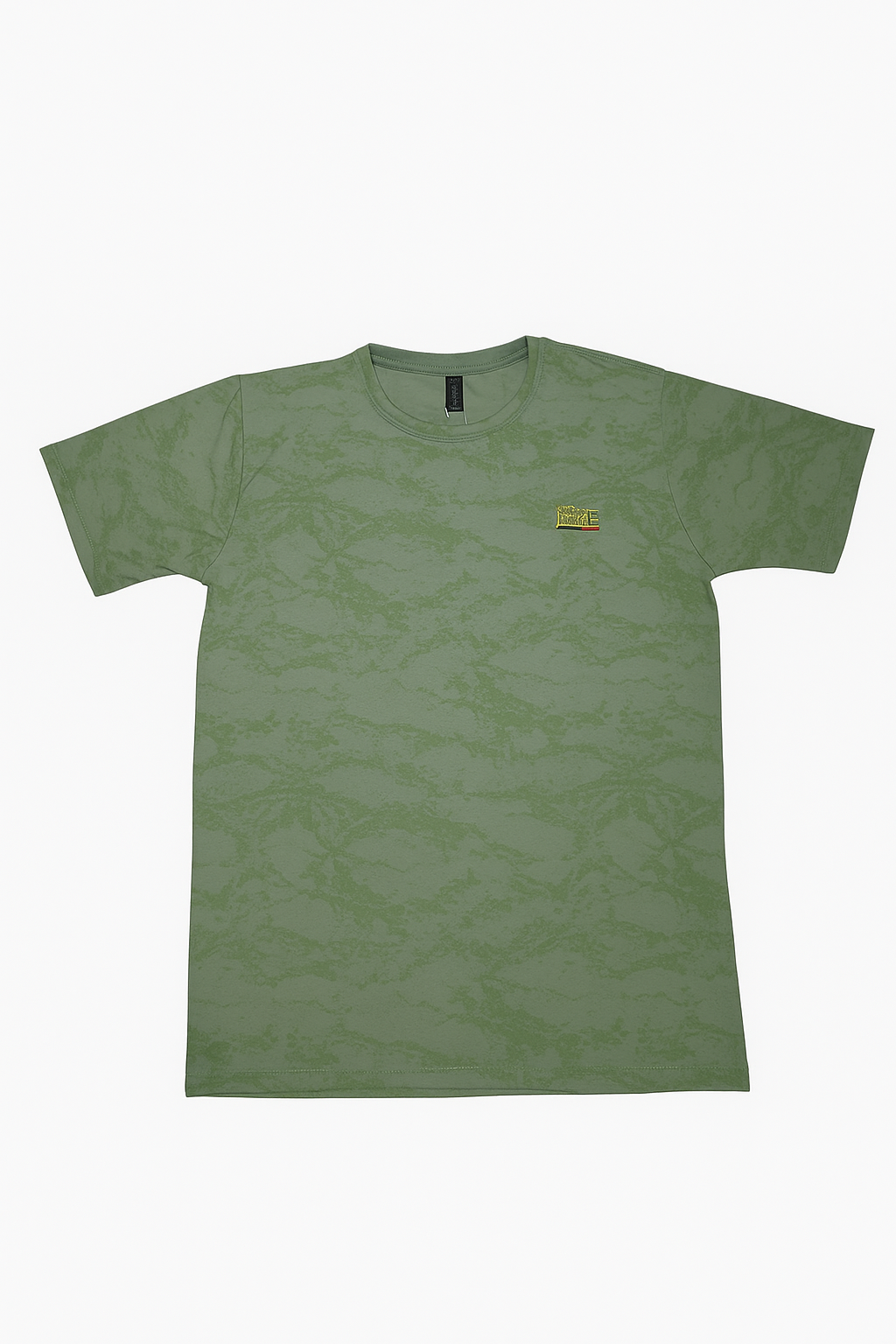 Sage Green Elastic Net T-Shirt – Imported China Fabric | Half Sleeves
